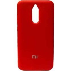 Силиконовая накладка для Xiaomi Redmi 8 Красная