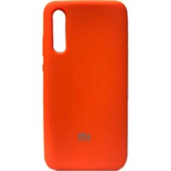 Силиконовая накладка для Xiaomi Mi 9 Lite Оранжевая