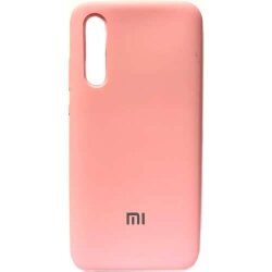 Силиконовая накладка для Xiaomi Mi 9 Lite Розовая