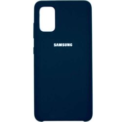 Силиконовая накладка для Samsung Galaxy S20+ Черная