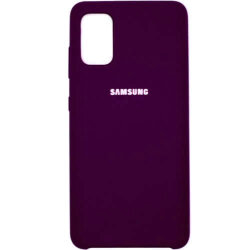 Силиконовая накладка для Samsung Galaxy A51 Фиолетовая