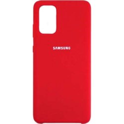 Силиконовая накладка для Samsung Galaxy A41 Красная