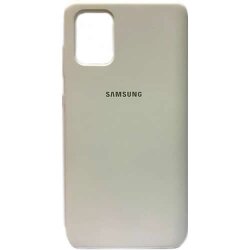 Силиконовая накладка для Samsung Galaxy A71 Серая