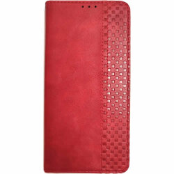 Чехол-книжка Protection Case для Xiaomi Redmi Note 9 Pro Красная